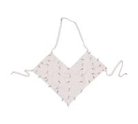 NONGYU Stylish Pearls Adorned Body Chain Breathable Materials Body Chain with Pearls Embellishment for Clubwear Parties Sheer Camisole Top