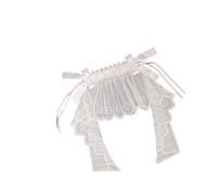 NONGYU Sweet Wing Headband Soft Lace Lightweight Polyester Wide Hair Band Comfortable for Fantasy Cosplay Parties Gothic Wing Headwear