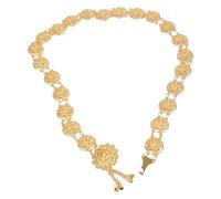 NONGYU Unique Hollow Flower Waist Chain Accessory Adjustable Women ' s Waist Decoration for Belly Dance and Beach Jewelry Beach and Vacation Essential