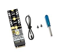 NONGYU Universals Card to NVME Interfaces A+E to M Adapter for Networking Cards Broad Size Compatibility Easy Installation Adapter