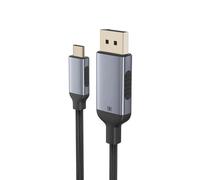 NONGYU USB C To DP Adapter Cable 8K60Hz Compatible For Window Systems Devices 12Bit Color Depth USB C To DP Display Cable High Resolution Adapter
