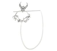 NONGYU Vintage Witch Hairpin in Styles Intricate Hairpin Hair Adornment for Women Embracing Retro and Mystery