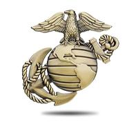 NONGYU Weather Resistant Car Decal Celebrating US Marine Corps 250th Anniversary Featuring 3D Shape & Coloring for Auto Flag