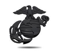 NONGYU Weather Resistant Car Decal Celebrating US Marine Corps 250th Anniversary Featuring 3D Shape & Coloring for Auto Flag