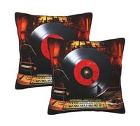 NONHAI 2PCS Decorative Throw Pillow Covers 20"x20" Square Pillowcases Covers Music Studio Pillowcases Modern Farmhouse Home Decor Sofa Cushions Covers for Couch Bed Living Room