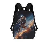 NONHAI Astronaut Flying in Space Travel Backpack for Women Men Carry On Backpack Waterproof 15.6inch Laptop Backpack