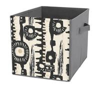 NONHAI Collapsible Storage Bins with Dual Handles Fabric Storage Basket Foldable Cubes Organizer Baskets African Print Design Storage Boxes for Organizing Clothing Cube Storage Organizer Bins