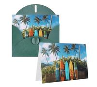 NONHAI Greeting Cards with Envelopes Thinking of You Blank Surf Card for All Occasions Birthday Baby Shower Congratulations Wedding
