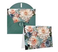 NONHAI Greeting Cards with Envelopes Thinking of You Modern Boho Style Card Blank Card for All Occasions Birthday Baby Shower Congratulations Wedding