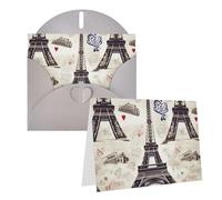 NONHAI Greetings Cards with Envelopes Thinking of You Card French Paris Tour Eiffel Tower Blank Note Card All Occasion Greeting Cards for Birthday, Baby Shower, Congratulations Wedding Thank You Card