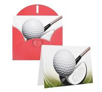 NONHAI Greetings Cards with Envelopes Thinking of You Card Golf Club Blank Note Card All Occasion Greeting Cards for Birthday, Baby Shower, Congratulations Wedding Thank You Card