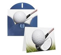 NONHAI Greetings Cards with Envelopes Thinking of You Card Golf Club Blank Note Card All Occasion Greeting Cards for Birthday, Baby Shower, Congratulations Wedding Thank You Card