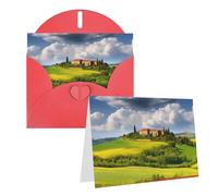 NONHAI Greetings Cards with Envelopes Thinking of You Card Tuscany Spring Blank Note Card All Occasion Greeting Cards for Birthday, Baby Shower, Congratulations Wedding Thank You Card