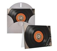 NONHAI Greetings Cards with Envelopes Thinking of You Card Vintage Vinyl Record Blank Note Card All Occasion Greeting Cards for Birthday, Baby Shower, Congratulations Wedding Thank You Card