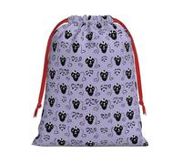 NONHAI Holiday Drawstring Gift Bags Haunted Mansion Wrapping Sacks Pouches for Xmas Presents Craft Jewelry Pouches Christmas Candy Bag for Wedding Party Favor Wrapping Bags