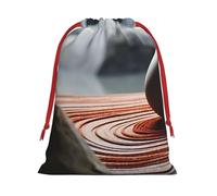 NONHAI Holiday Drawstring Gift Bags Rock Wrapping Sacks Pouches for Xmas Presents Craft Jewelry Pouches Christmas Candy Bag for Wedding Party Favor Wrapping Bags