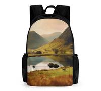 NONHAI Lake District National Park Travel Backpack for Women Men Carry On Backpack Lightweight 15.6inch Laptop Backpack