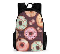 NONHAI Pretty Donuts Travel Backpack for Women Men Carry On Backpack Lightweight 15.6inch Laptop Backpack