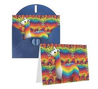 NONHAI Rainbow camel pattern Greeting Card with Envelopes Happy Birthday Card for Women Men Christmas Halloween Wedding Thank You Blank Note Cards All Occasion Greeting Cards