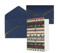 NONHAI Thinking of You Greeting Cards with Envelopes, Native American Native Americans Blank Card for All Occasions Birthday Baby Shower Congratulations Wedding Thank You