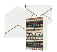 NONHAI Thinking of You Greeting Cards with Envelopes, Native American Native Americans Blank Card for All Occasions Birthday Baby Shower Congratulations Wedding Thank You