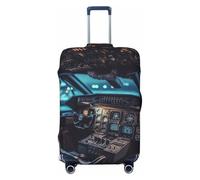 NONHAI Travel Luggage Cover Protector Airplane Cockpit Suitcase Cover Washable Elastic Suitcase Protector Anti-Scratch Suitcase Cover Fits 18-32 Inch Luggage