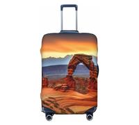 NONHAI Travel Luggage Cover Protector Arches National Park Suitcase Cover Washable Elastic Suitcase Protector Anti-Scratch Suitcase Cover Fits 18-32 Inch Luggage, Black, X-Large