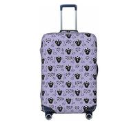NONHAI Travel Luggage Cover Protector Haunted Mansion Suitcase Cover Washable Elastic Suitcase Protector Anti-Scratch Suitcase Cover Fits 18-32 Inch Luggage, Black, Large