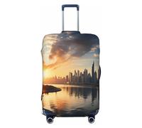 NONHAI Travel Luggage Cover Protector New York in the sunset Suitcase Cover Washable Elastic Suitcase Protector Anti-Scratch Suitcase Cover Fits 18-32 Inch Luggage