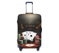 NONHAI Travel Luggage Cover Protector Poker Tournament Suitcase Cover Washable Elastic Suitcase Protector Anti-Scratch Suitcase Cover Fits 18-32 Inch Luggage