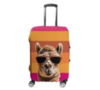 NONHAI Travel Luggage Cover Suitcase Protector Camel Wearing Sunglasses Elastic Washable Stretch Suitcase Protector Anti-Scratch Travel Suitcase Cover Fit 18-32 Inch Luggage, Color-1, L
