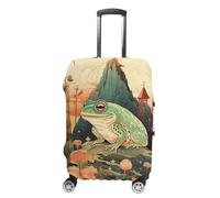 NONHAI Travel Luggage Cover Suitcase Protector Frog on Mountain Elastic Washable Stretch Suitcase Protector Anti-Scratch Travel Suitcase Cover Fit 18-32 Inch Luggage, style-3, L