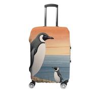 NONHAI Travel Luggage Cover Suitcase Protector Hand Drawn Penguin Elastic Washable Stretch Suitcase Protector Anti-Scratch Travel Suitcase Cover Fit 18-32 Inch Luggage, style-1, M