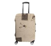 NONHAI Travel Luggage Cover Suitcase Protector Old Fashioned Mail Elastic Washable Stretch Suitcase Protector Anti-Scratch Travel Suitcase Cover Fit 18-32 Inch Luggage, Color-7, L