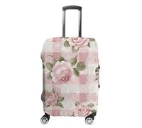 NONHAI Travel Luggage Cover Suitcase Protector Peach Retro Pattern Elastic Washable Stretch Suitcase Protector Anti-Scratch Travel Suitcase Cover Fit 18-32 Inch Luggage, style-6, S