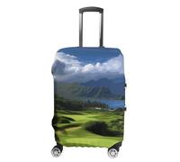 NONHAI Travel Luggage Cover Suitcase Protector Scenic Hawaii Golf Tropical Elastic Washable Stretch Suitcase Protector Anti-Scratch Travel Suitcase Cover Fit 18-32 Inch Luggage, Color-4, XL