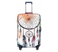 NONHAI Travel Luggage Cover Watercolor dream catcher Suitcase Protector Elastic Washable Stretch Suitcase Protector Anti-Scratch Travel Suitcase Cover Fit 18-32 Inch Luggage, Black, M