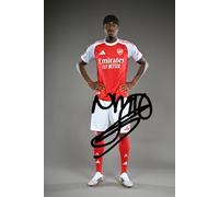 Noni Madueke - Arsenal Autographed Signed A4 Photo Print