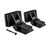 NonMiFyR 2x Turntable Dust Lid Hinges, Vinyl Player Replacement, Heavy Duty Accessory with Brush for ATLPW40WN