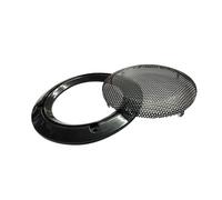 NonMiFyR 3.5 Inch Metal Mesh Speaker Grille Cover, Easy to Install Component, Replace Speaker Protection for Stage Performances, Black