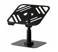 NonMiFyR Adjustable Laptop Stand Laptop Riser Desktop Stand Phone Holder Support With Sturdy build And Open structure Suitable for long hours device protection daily use multitasking, Classic Black