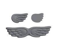 NonMiFyR Angel Wing Mouse Wrist Rest, Desk Elbow Rest, Computer Armrest for Work, Gray