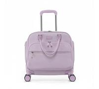 NonMiFyR Carry On Luggage Rolling Suitcase Trolley Bag Travel Bag Luggage Water Resistant Oxford Material Suitable for Business Commuting Short Trips Daily Use Boarding, Purple, Taro Purple