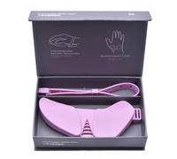NonMiFyR Computer Wrist Support Ergonomic Palm Rest Sliding Wrist Cushion Wearable Strap Soft Silicone Surface Suitable for Gaming Typing Office, Pink