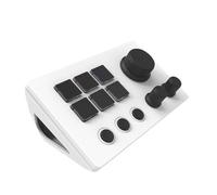 NonMiFyR Controller Trigger Actions Smart Visual Keyboard Deck for Podcasting Content Creators, white