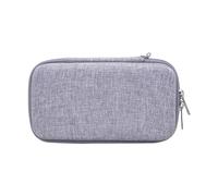 NonMiFyR Data Cable Organizer, Carrying Case for Electronic Accessories, Shockproof EVA Bag for Headphones, Suitable for The Workplace, Gray Small