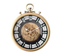NonMiFyR Decorative Wall Clock Steampunk Gears PP Material Instant Read Suitable for Bedroom Office