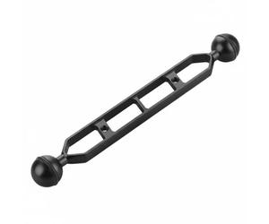 NonMiFyR Diving Light Arm Camera Ball Mount Extension Underwater Aluminum Alloy Buoyancy Suitable for Marine Biology Dive Photography Exploration, Black, 9 Inch