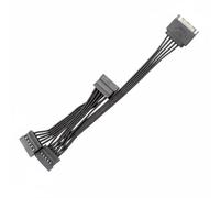 NonMiFyR Extension Cable Power Expansion Splitter Plug-and-Play Tinned Copper Parallel Cable Suitable for Desktop Maintenance DIY Projects, Sata 1-To-3