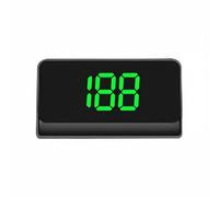 NonMiFyR Gps Head Up Display Gauge With Real Projection Mode Chip Large Digits Engine Auto Start Suitable for buses hybrid vehicles, Green, Kmh